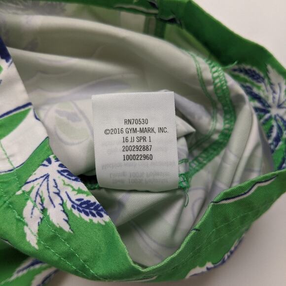 Janie and Jack Swim Trunks Boys Size 18-24m Green Sailboat - Picture 4 of 4